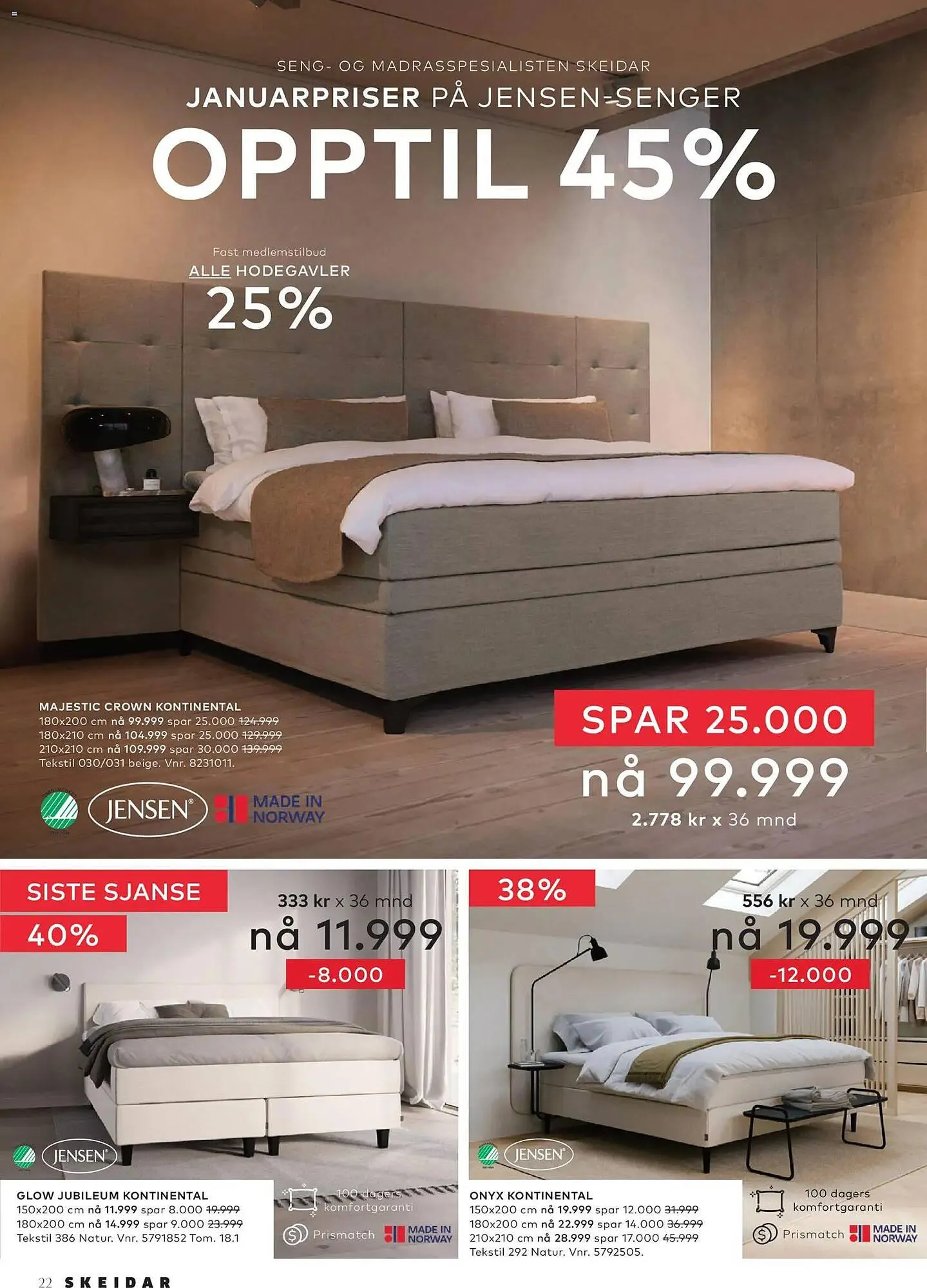 Skeidar kundeavis fra 12. januar til 18. januar 2026 - kundeavisside 22