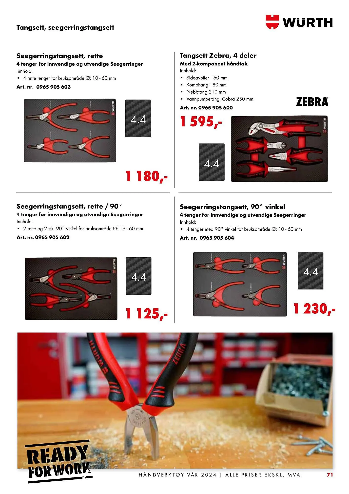 Würth Kundeavis fra 5. februar til 2. juni 2024 - kundeavisside 71