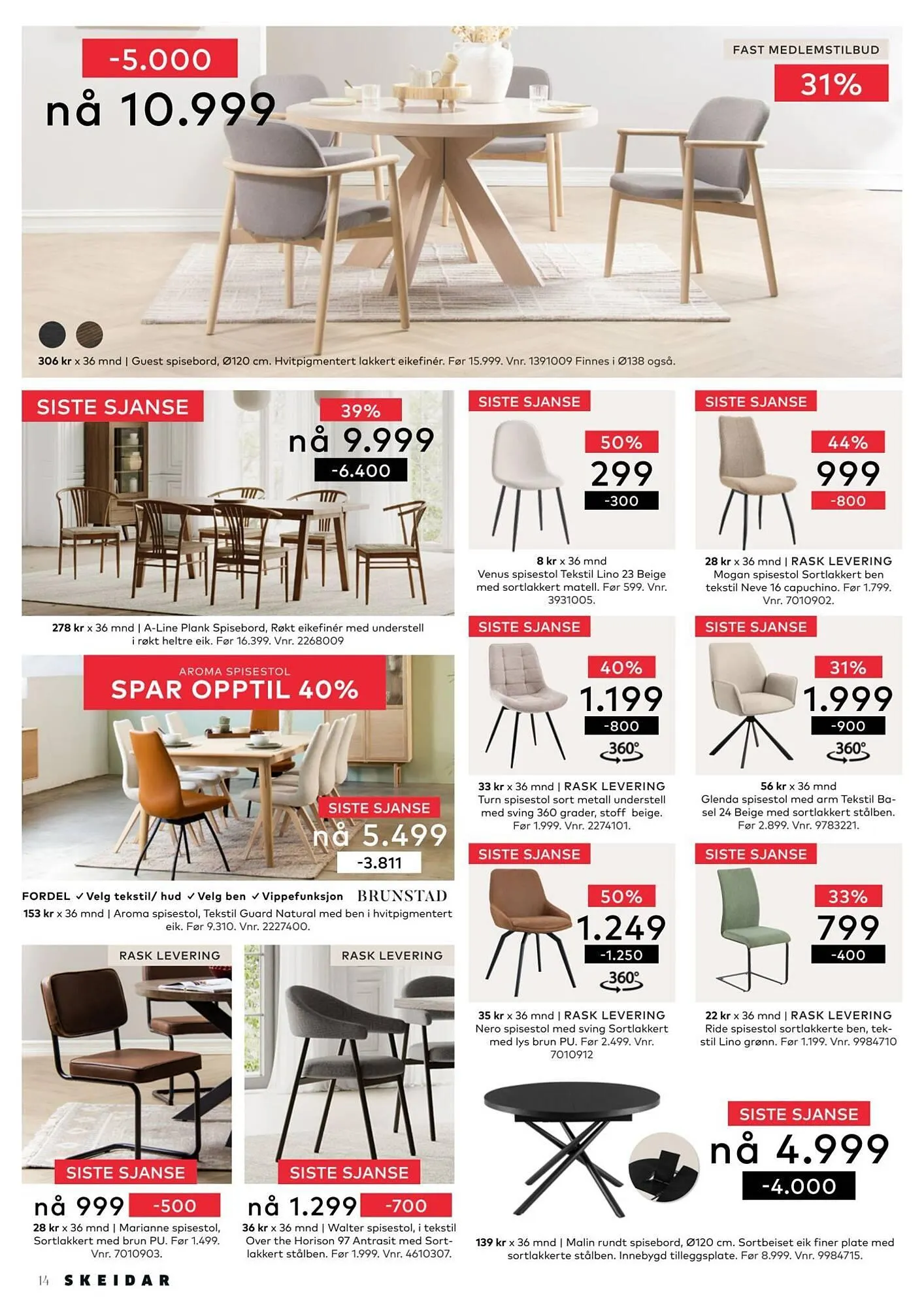 Skeidar kundeavis fra 10. november til 16. november 2025 - kundeavisside 14