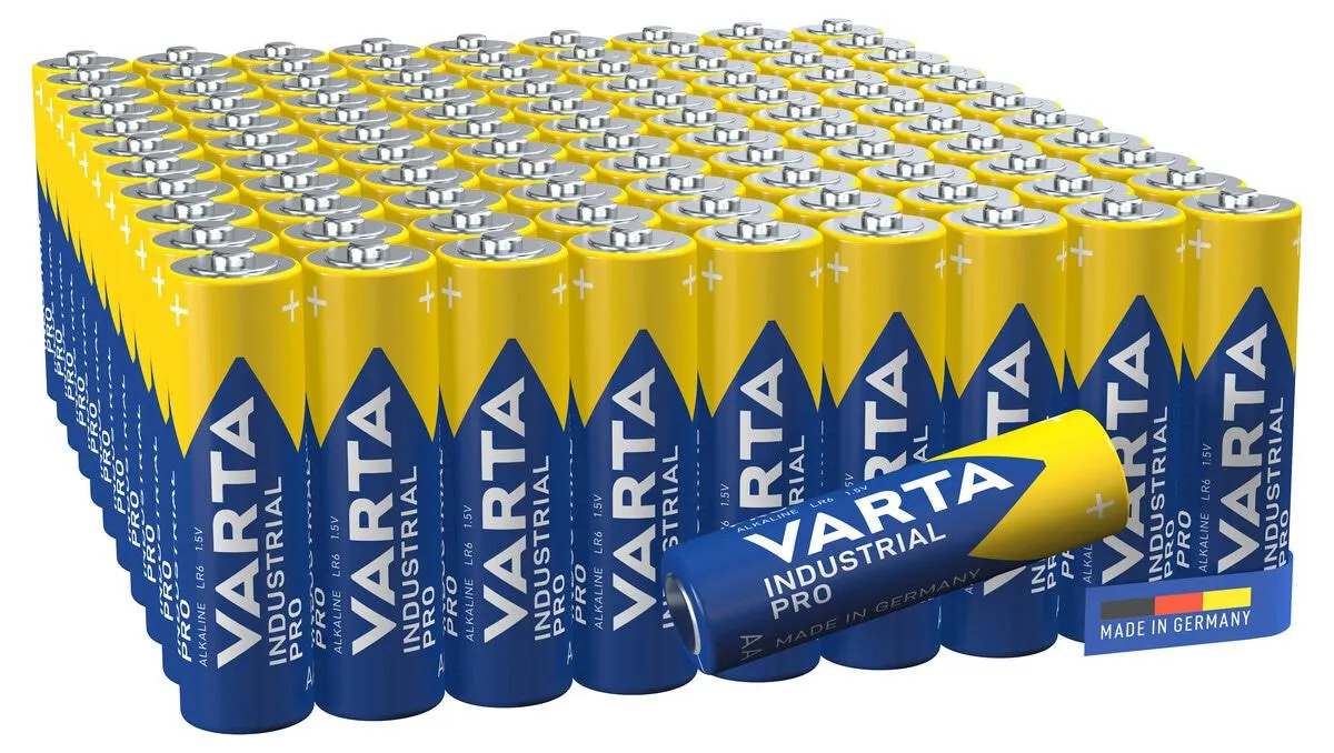Varta Industrial Pro AA/LR6-batterier, 100-pakning