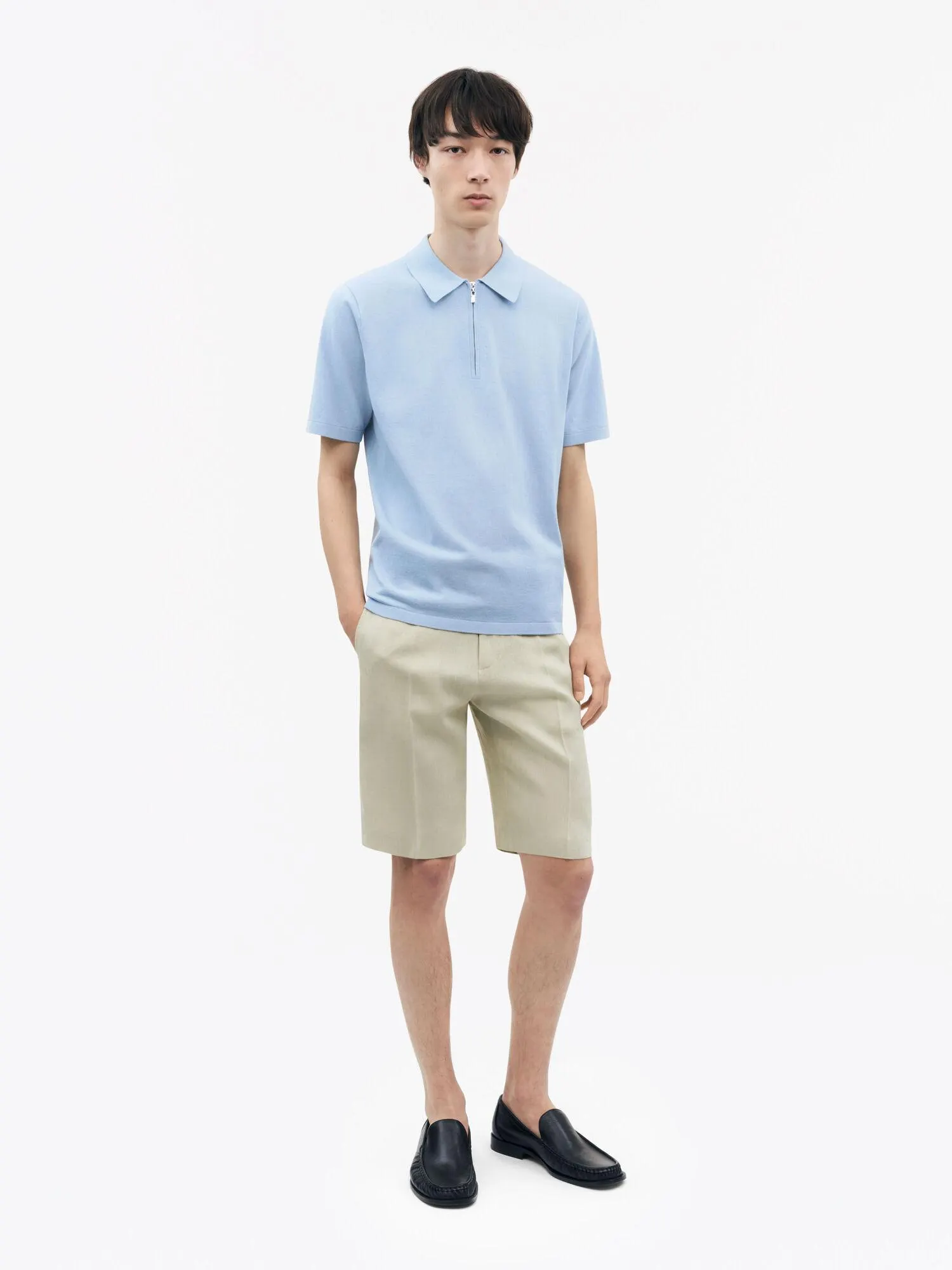 Kortärmad pullover i 100% bomull