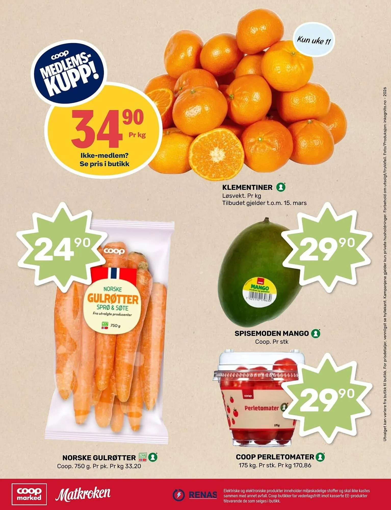 Coop Marked kundeavis fra 9. mars til 22. mars 2026 - kundeavisside 8