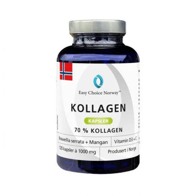 Easy Choice 70% kollagen 120 kapsler