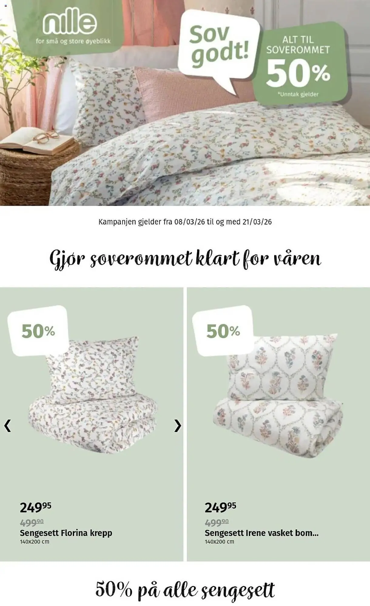 Nille kundeavis fra 8. mars til 21. mars 2026 - kundeavisside 1