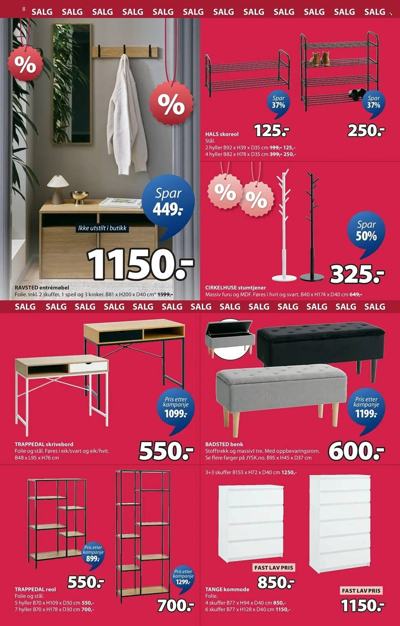 JYSK kundeavis fra 24. desember til 10. januar 2026 - kundeavisside 8