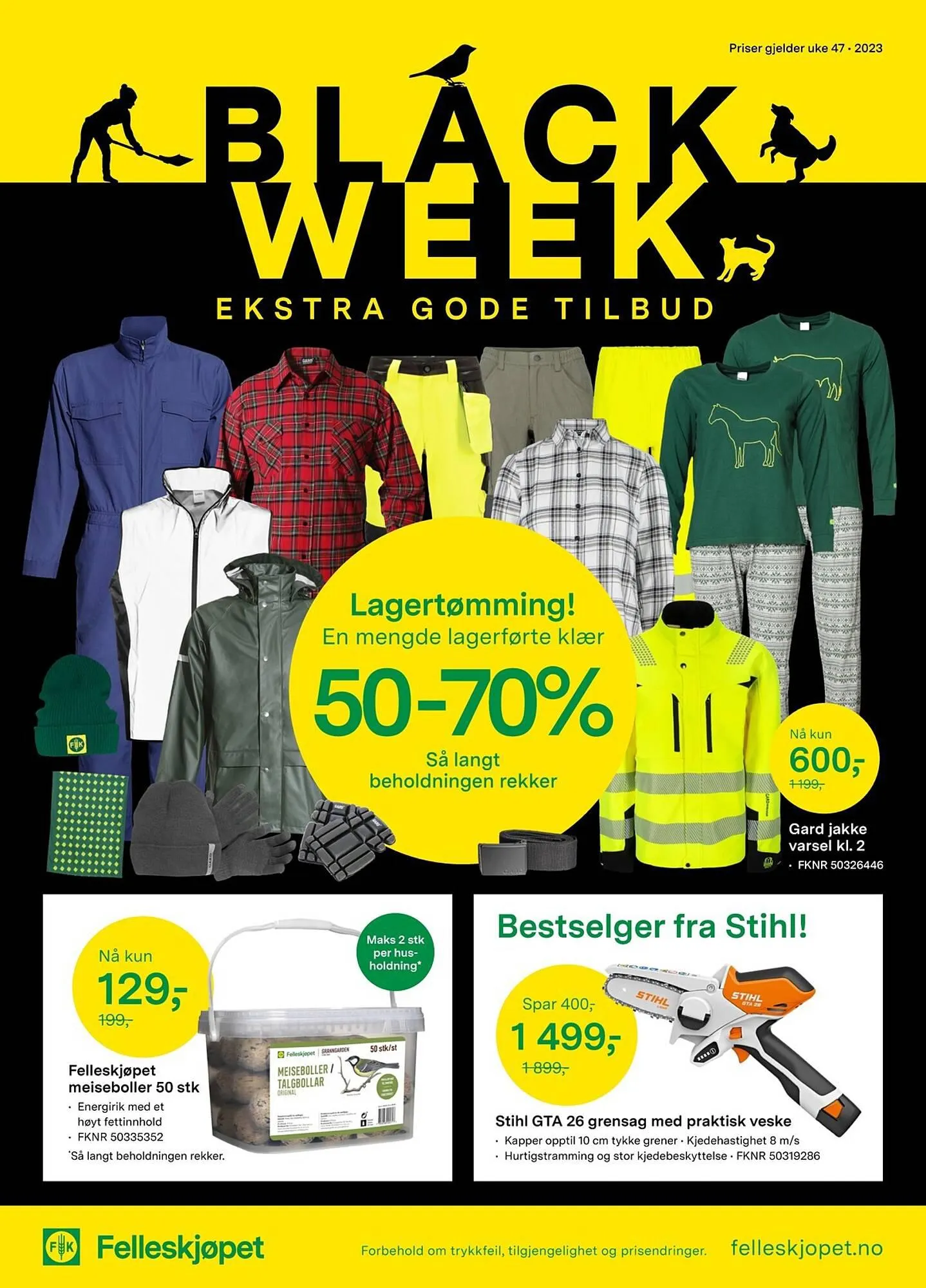 Felleskjøpet Kundeavis fra 20. november til 25. november 2023 - kundeavisside 1