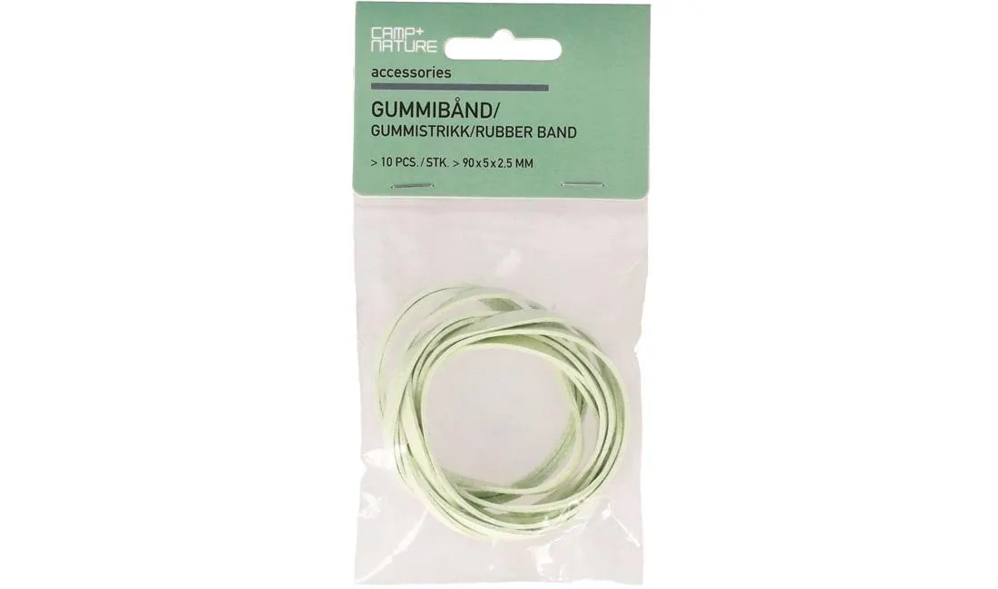 Gummibånd 8 stk: 80 x 5 x 3 mm