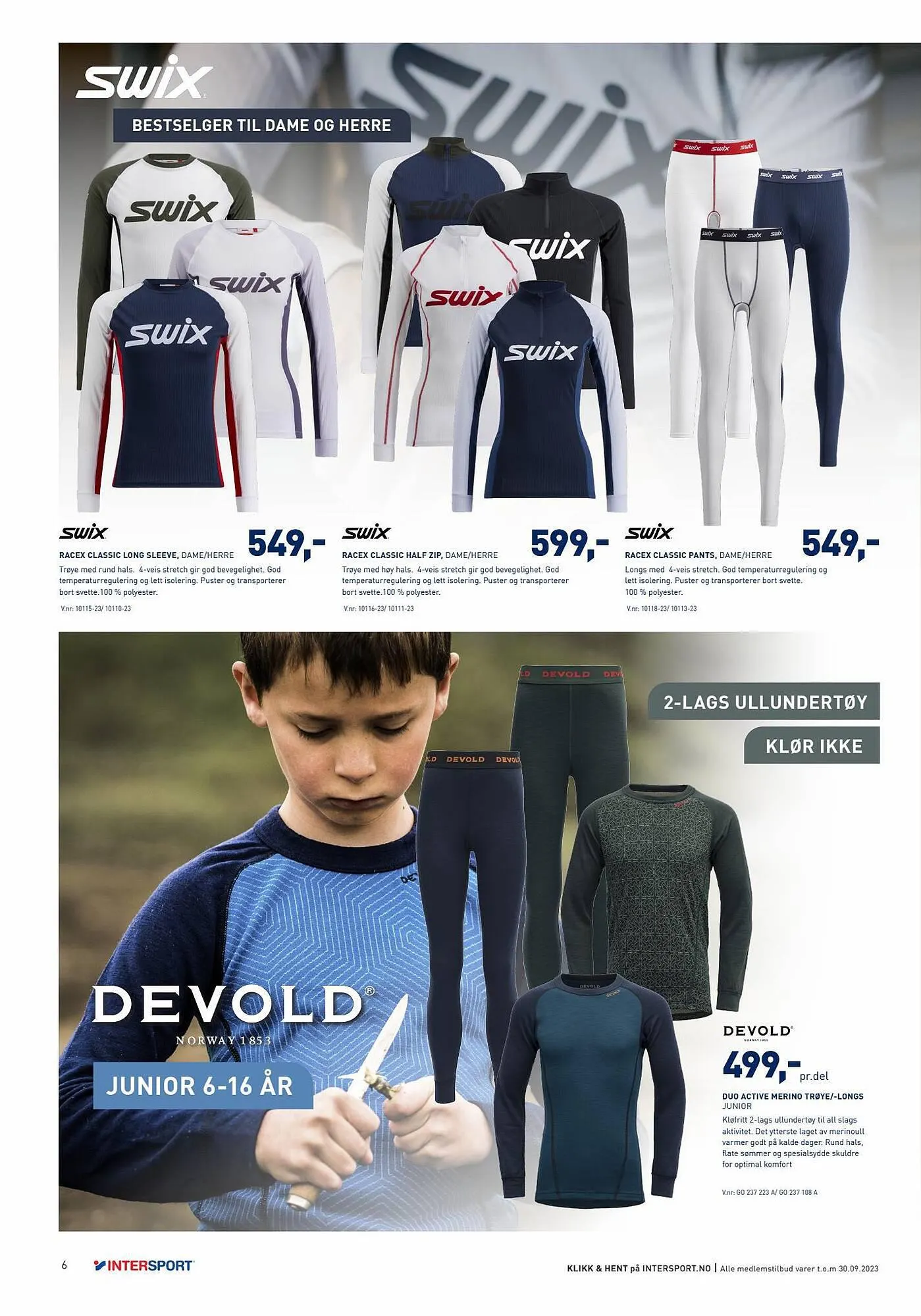 Intersport Kundeavis fra 18. september til 30. september 2023 - kundeavisside 6