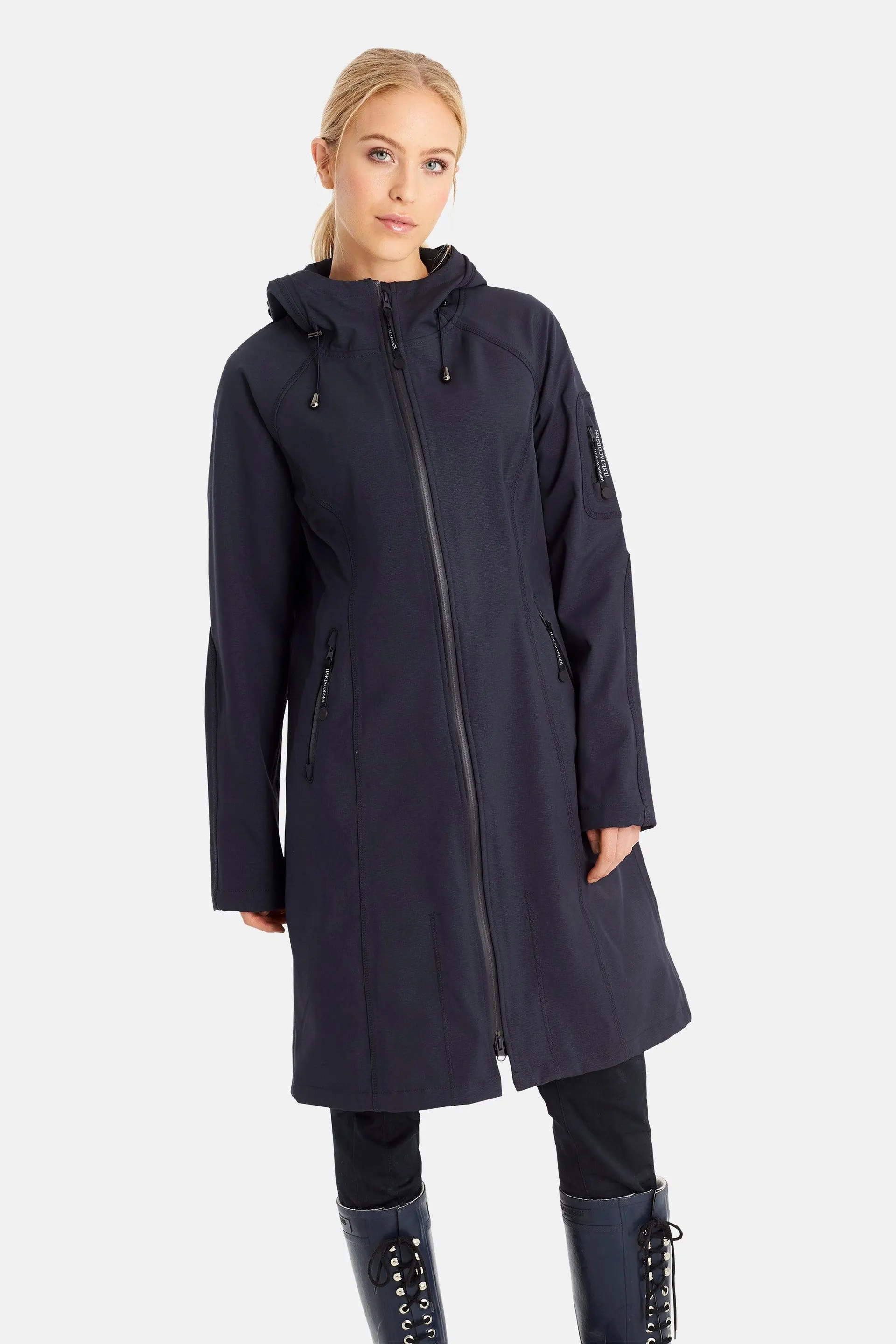 Long Raincoat - Dark Indigo