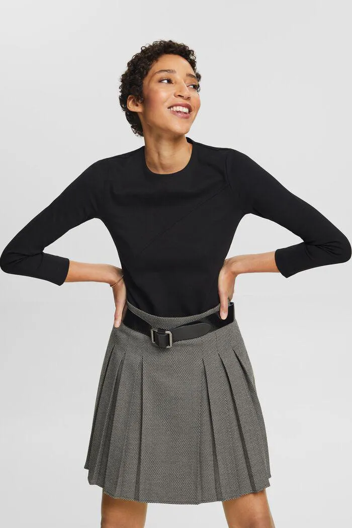 Top à manches longues en punto