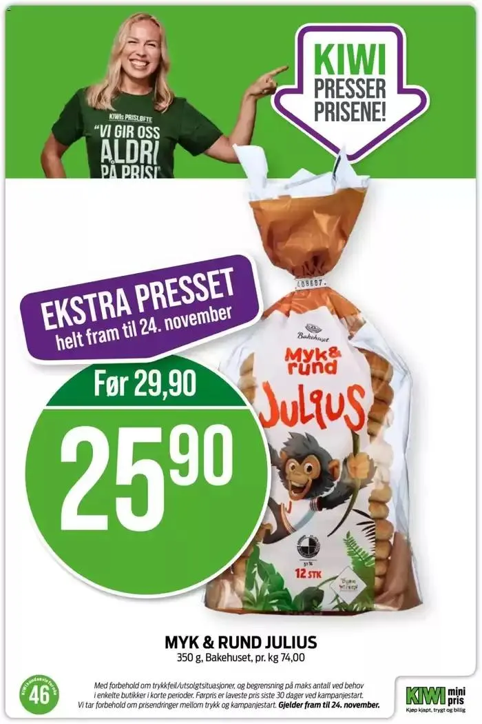 Kiwi Kundeavis fra 11. november til 17. november 2024 - kundeavisside 20