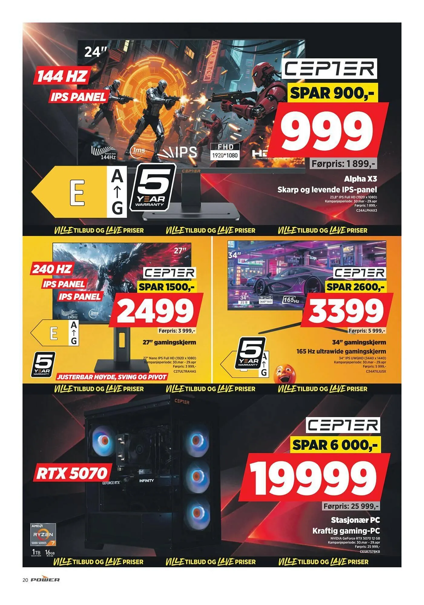 POWER kundeavis fra 20. april til 27. april 2026 - kundeavisside 20