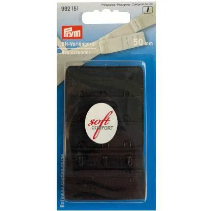 Prym BH-forlenger, 3 hekter, bred 50mm