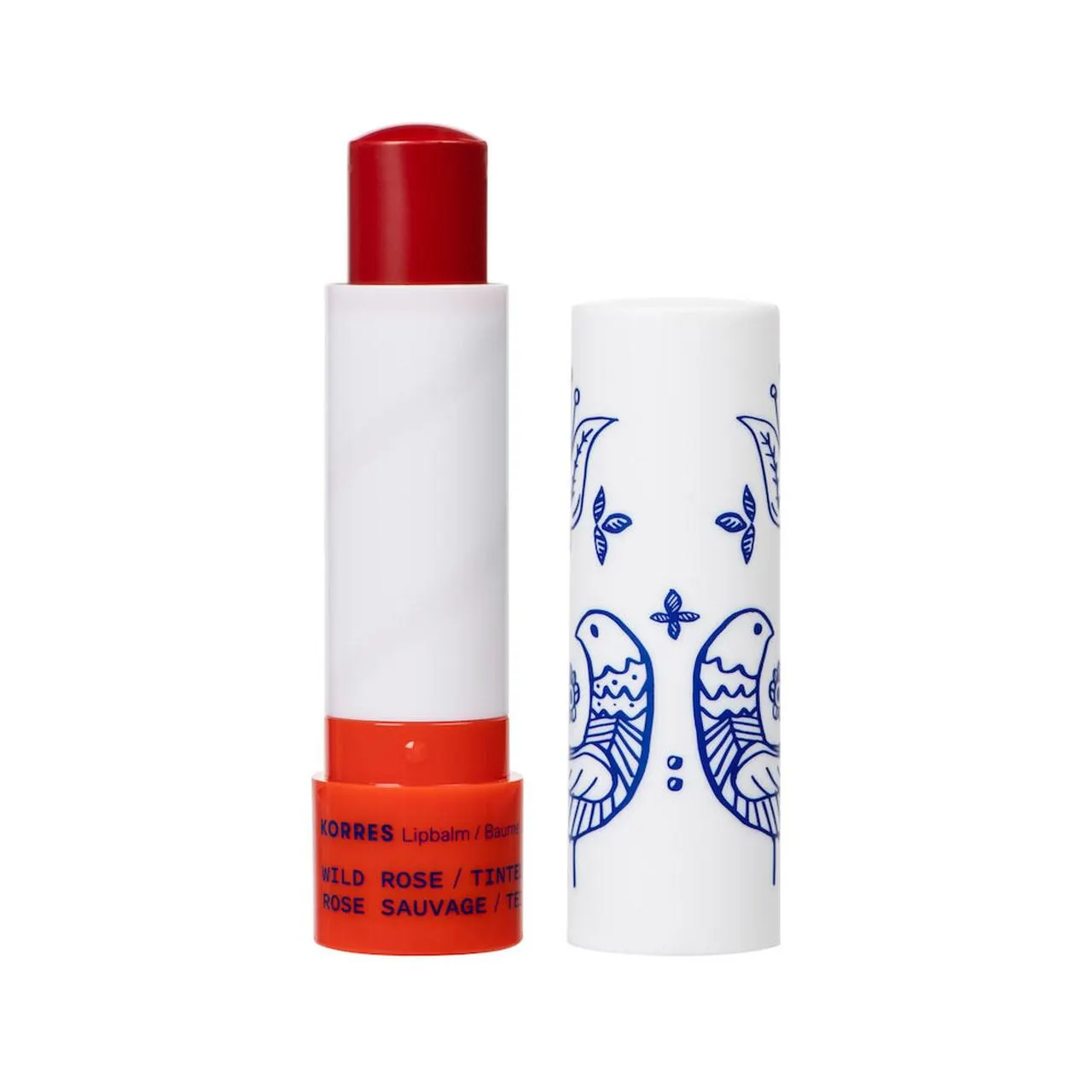 Korres Lip Balm med Farge Wild Rose