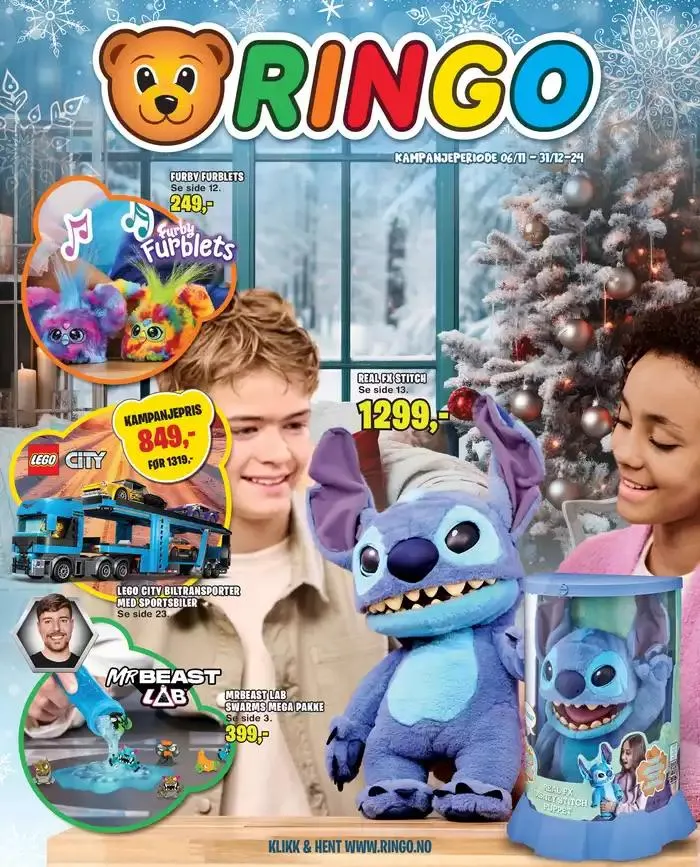 Kampanjeperiode 06/11-31/12-24 fra 6. november til 31. desember 2024 - kundeavisside 1