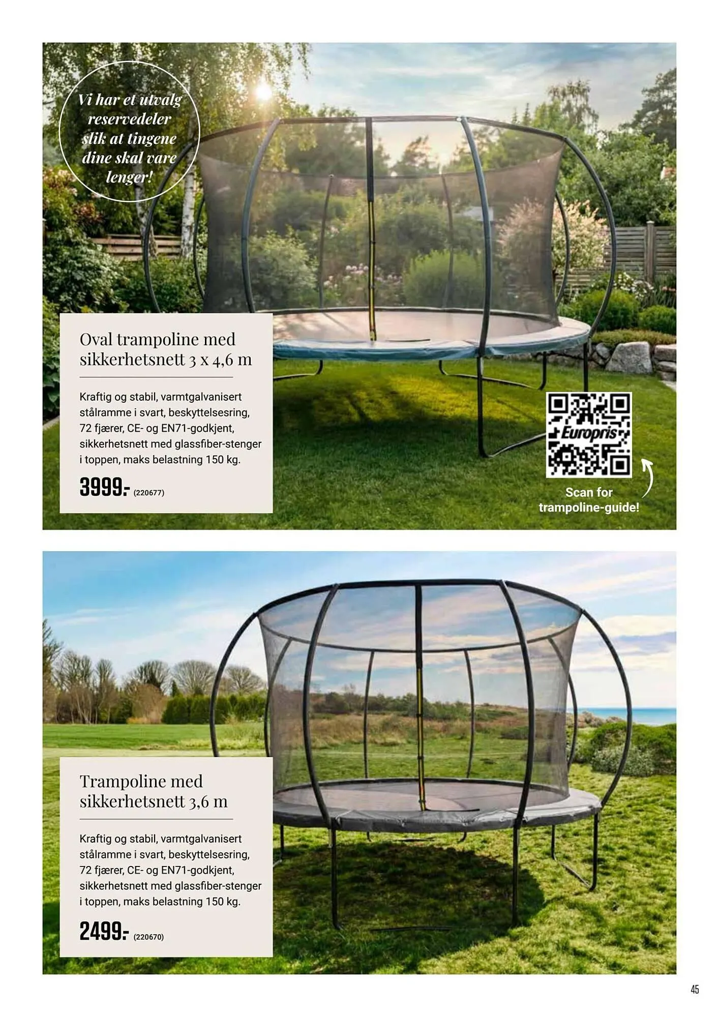 Europris kundeavis fra 10. april til 1. juli 2026 - kundeavisside 45