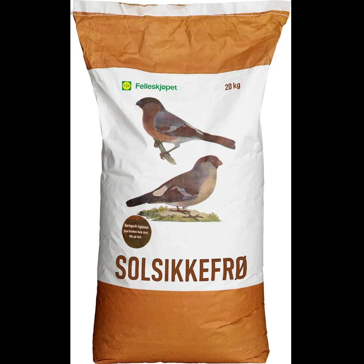 Solsikkefrø stripet 20 kg