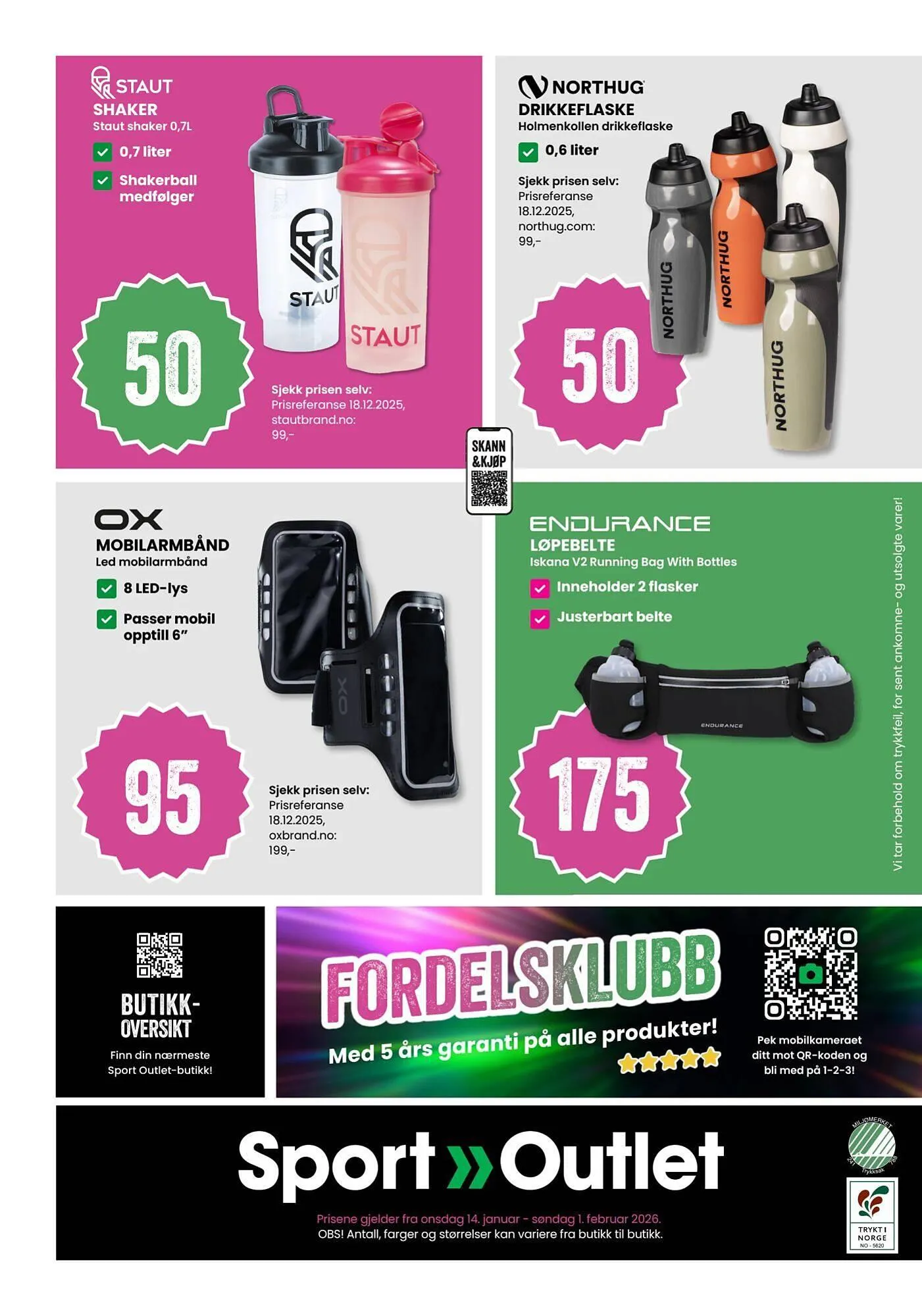 Sport Outlet kundeavis fra 14. januar til 2. februar 2026 - kundeavisside 34