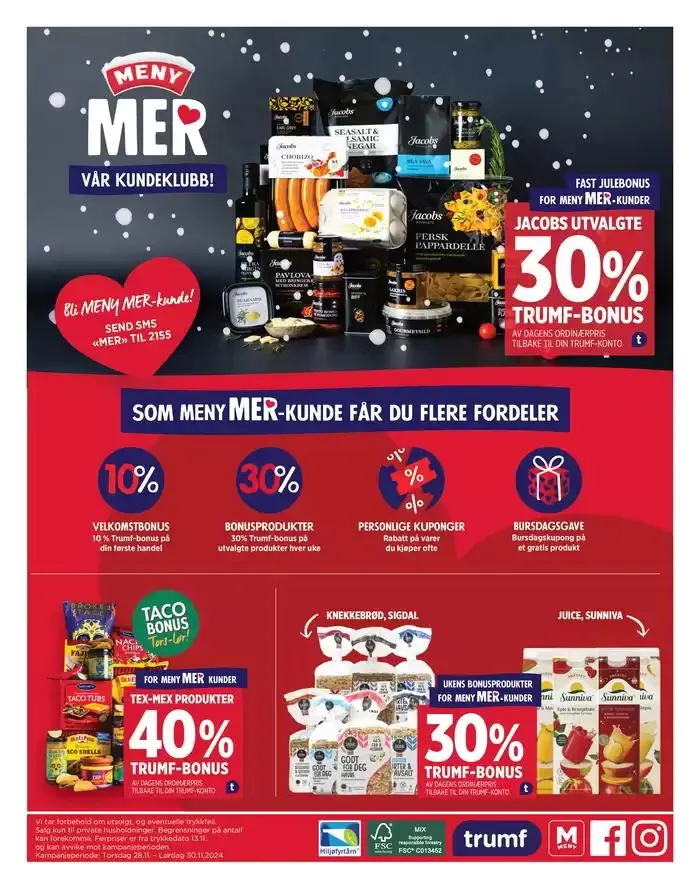 Meny Kundeavis fra 28. november til 12. desember 2024 - kundeavisside 8