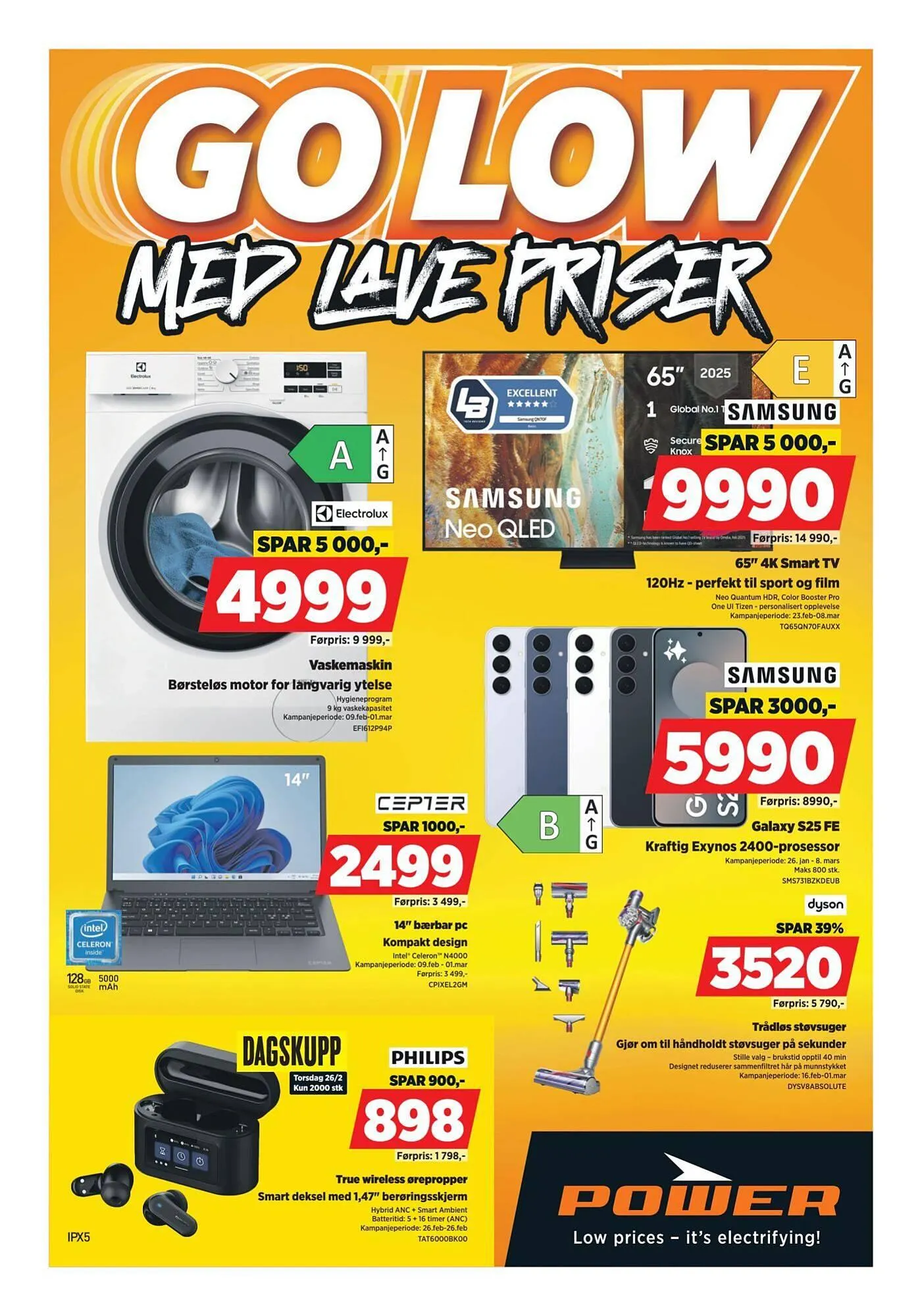 POWER kundeavis fra 23. februar til 2. mars 2026 - kundeavisside 1