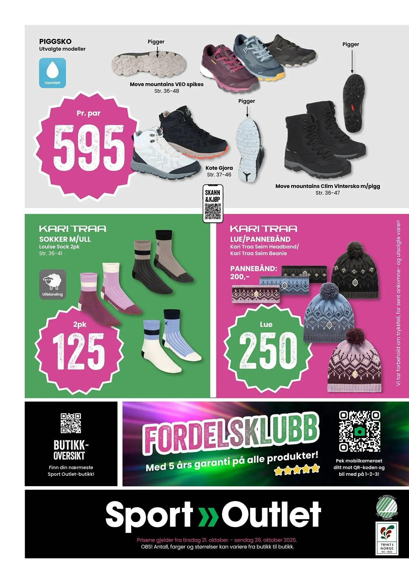 Sport Outlet kundeavis fra 21. oktober til 26. oktober 2025 - kundeavisside 32