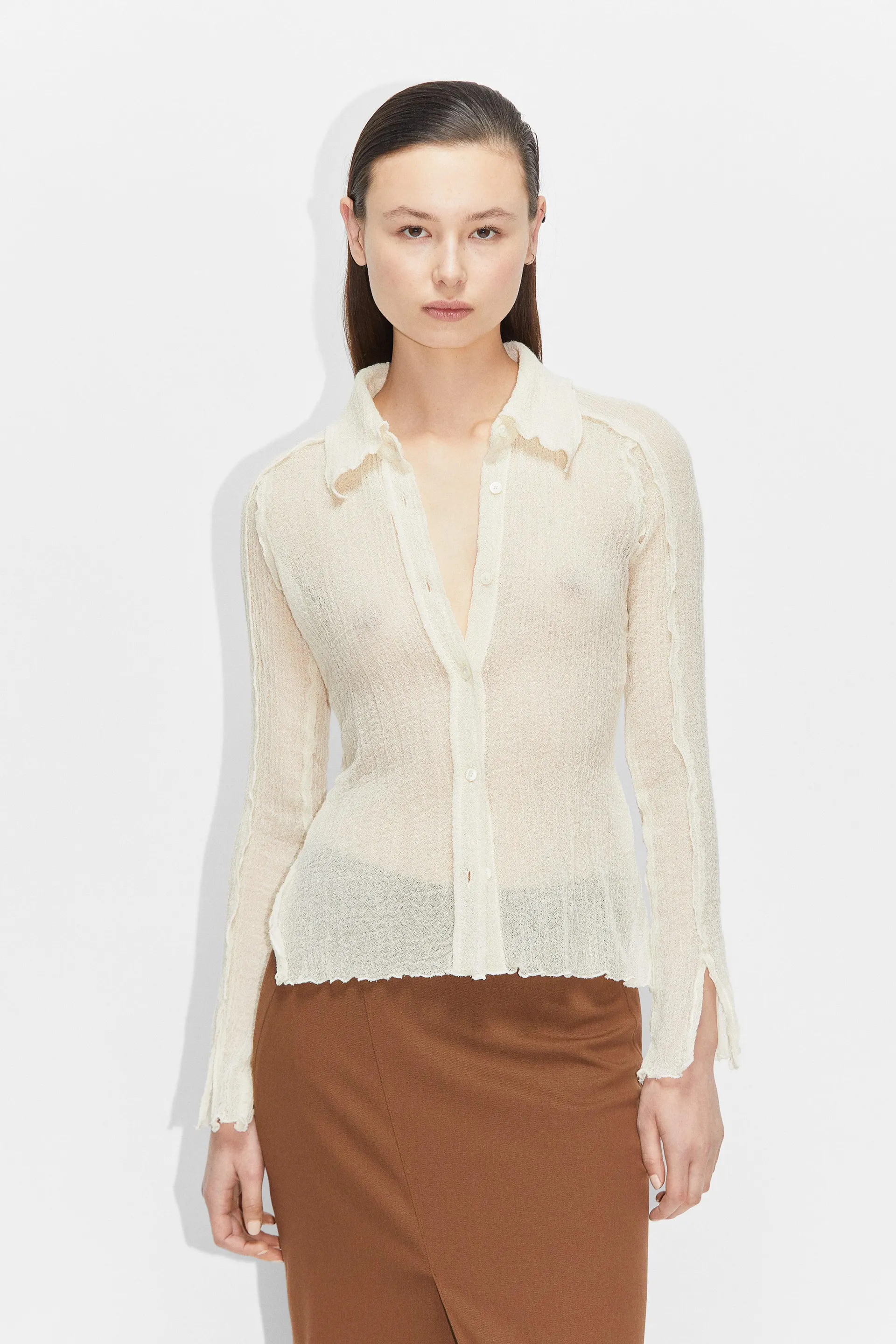 Crinkle Merino Shirt