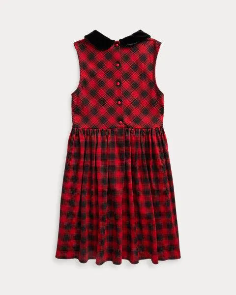 Buffalo Check Stretch Ponte Dress