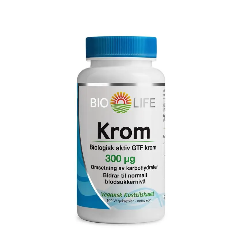 Bio Life Krom 100 kapsler