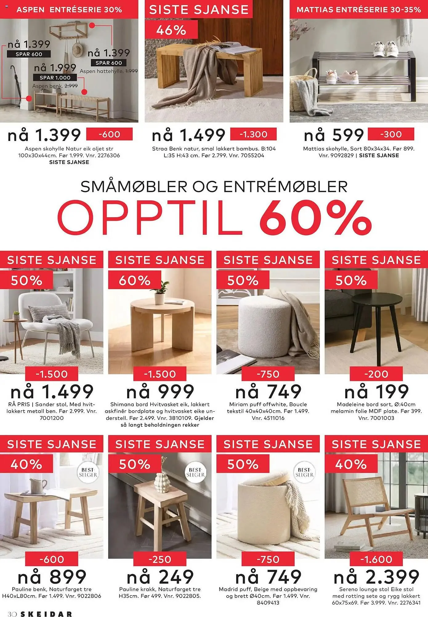 Skeidar kundeavis fra 7. april til 15. april 2026 - kundeavisside 30