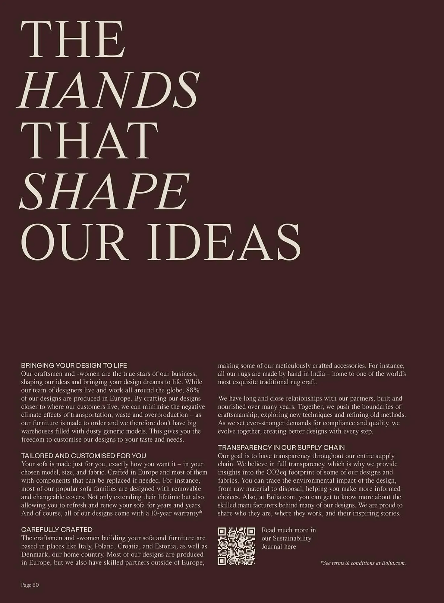 Bolia kundeavis fra 15. september til 31. desember 2025 - kundeavisside 82