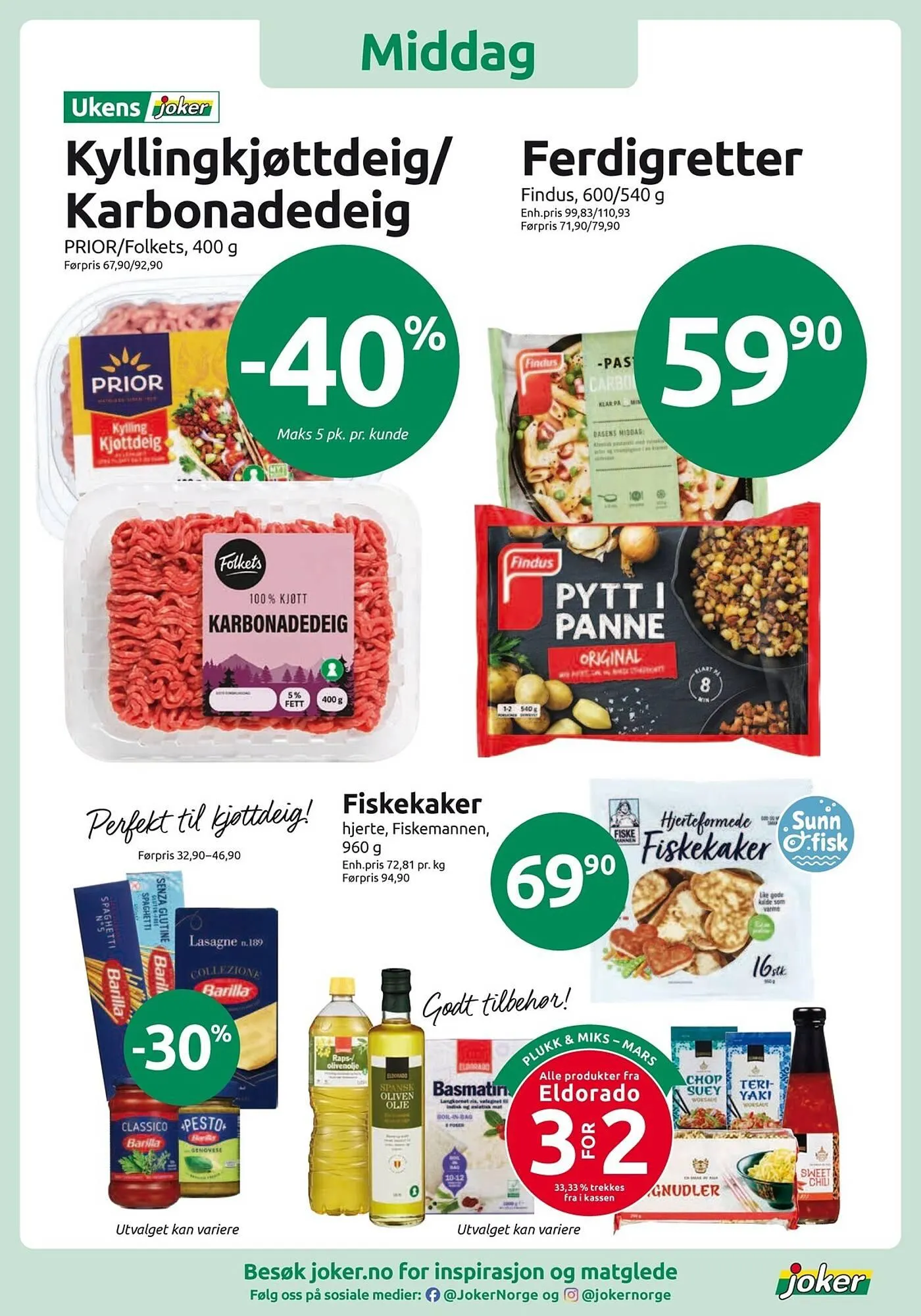 Joker kundeavis fra 3. mars til 7. mars 2026 - kundeavisside 6