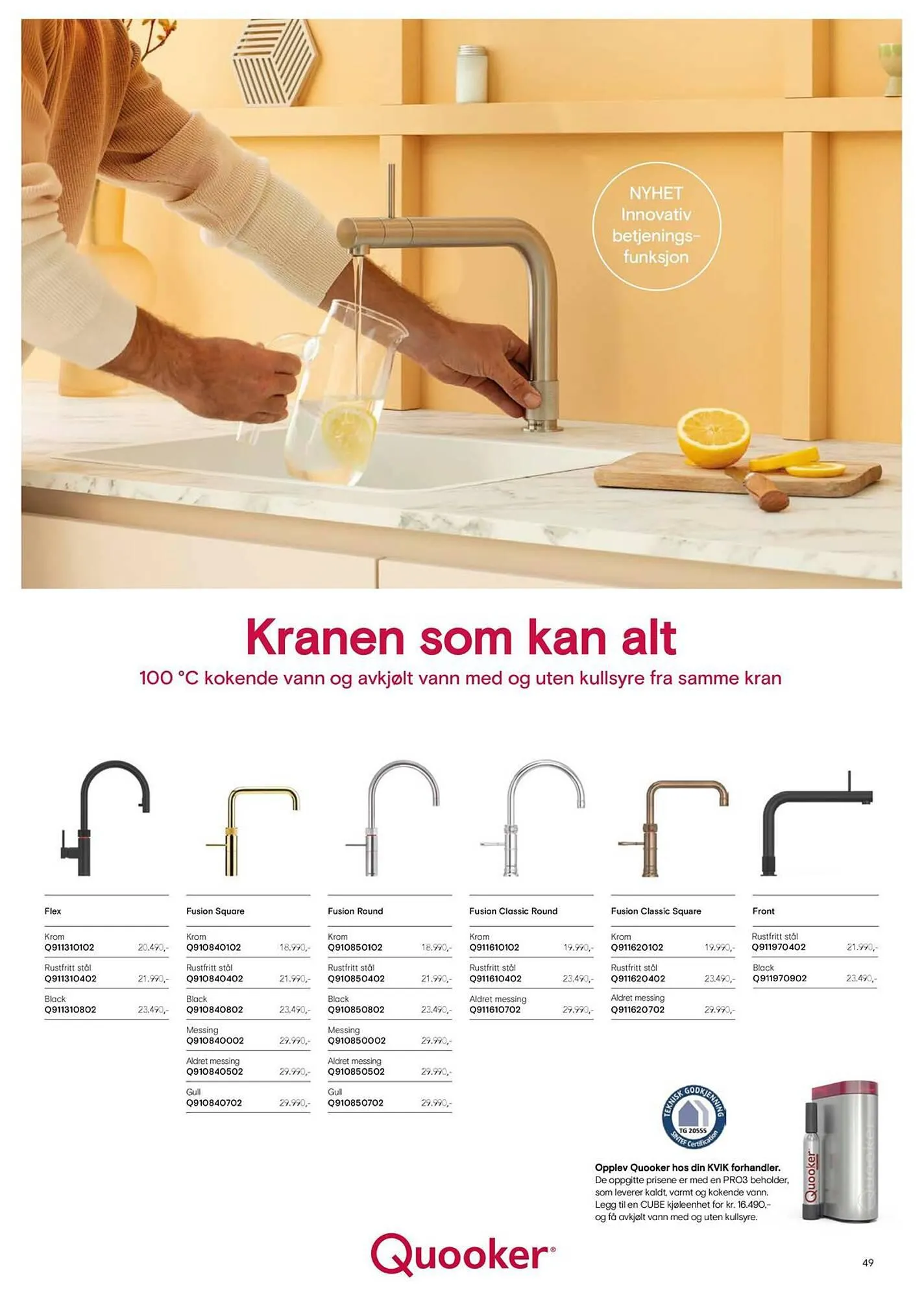 Kvik Kjøkken Kundeavis fra 28. mars til 11. april 2024 - kundeavisside 49