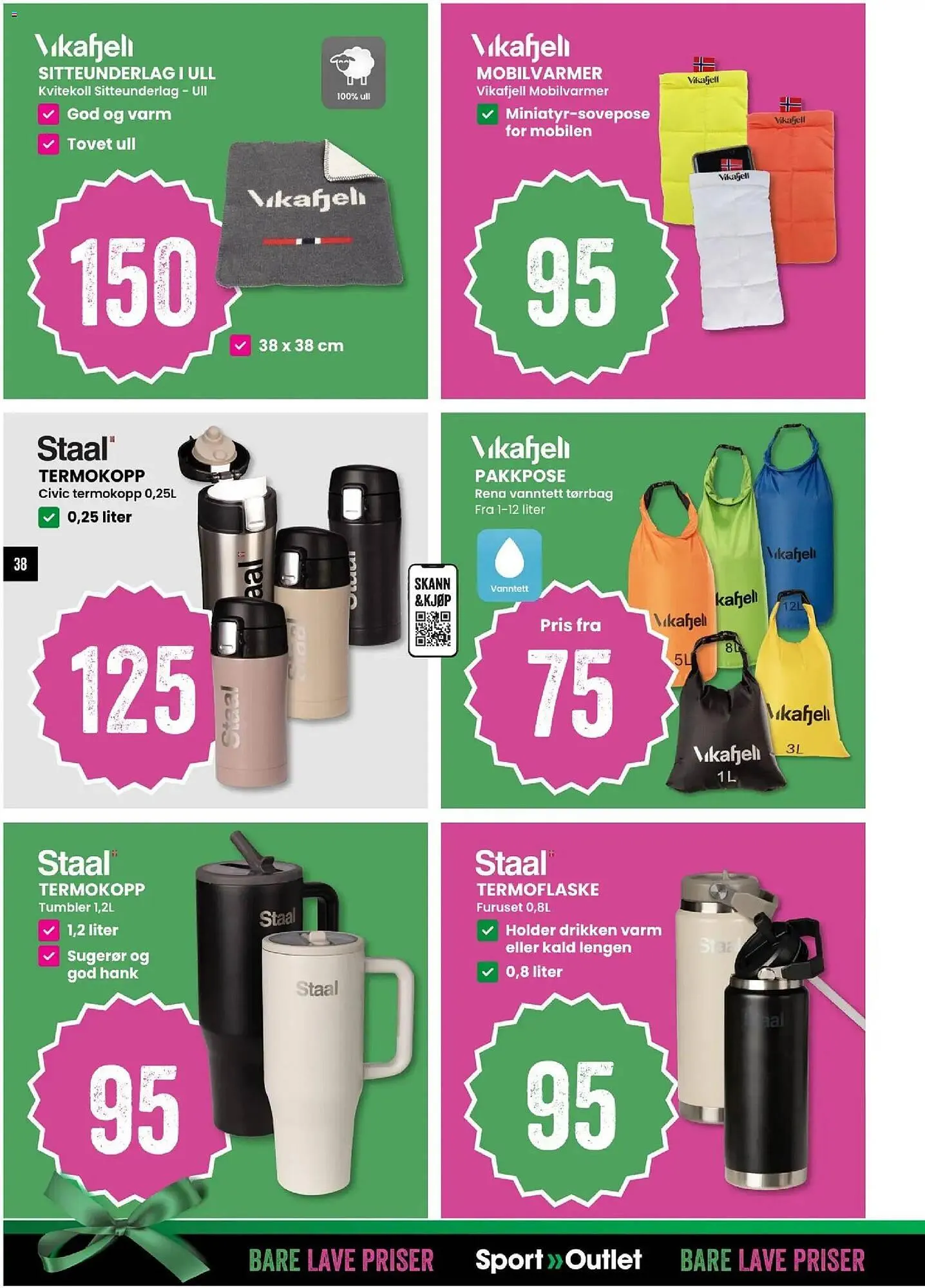 Sport Outlet kundeavis fra 2. desember til 24. desember 2025 - kundeavisside 38