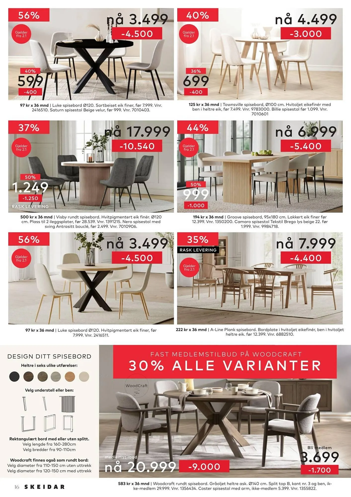 Skeidar kundeavis fra 30. desember til 2. januar 2026 - kundeavisside 16