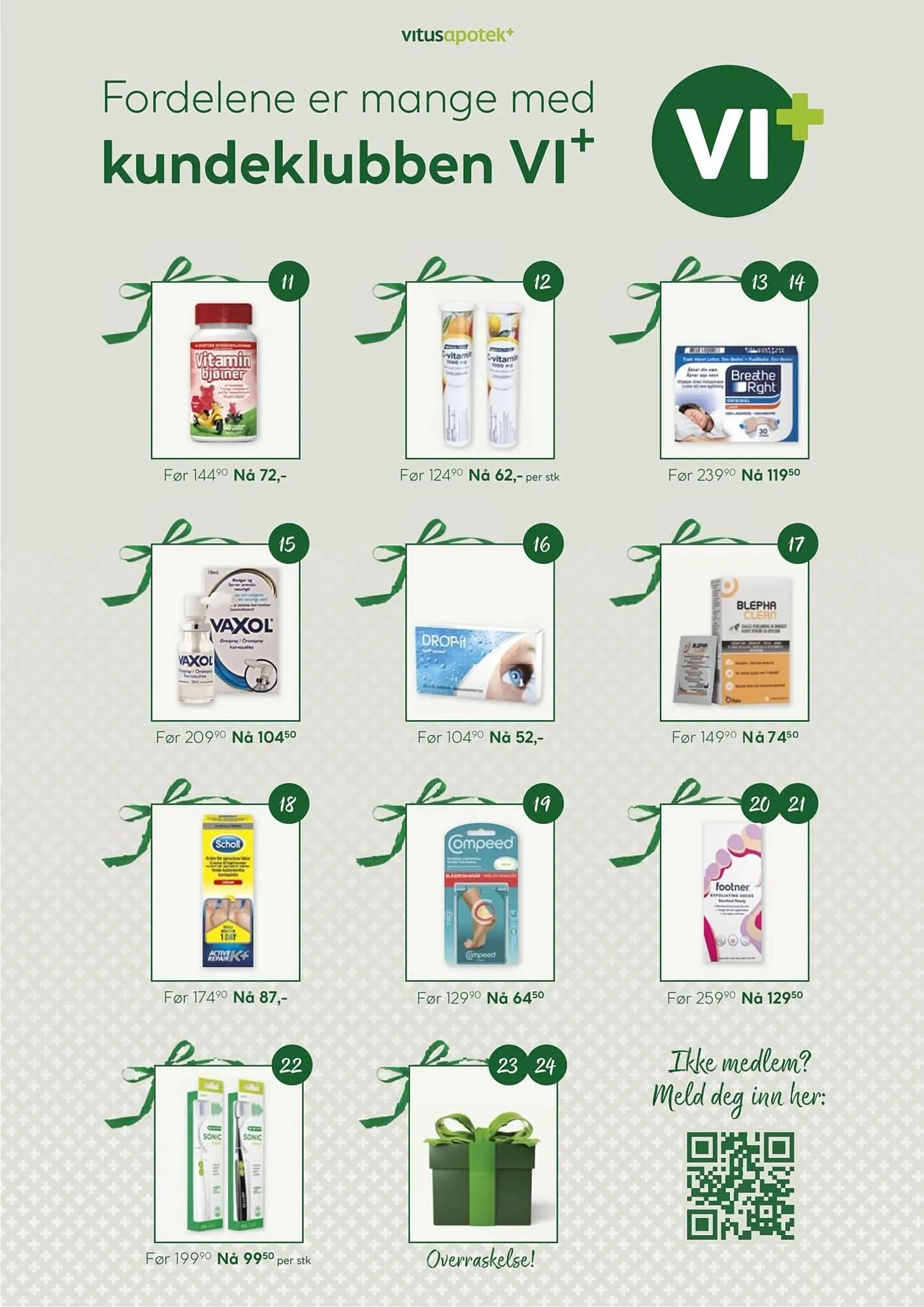 Vitusapotek kundeavis fra 19. november til 4. januar 2026 - kundeavisside 23