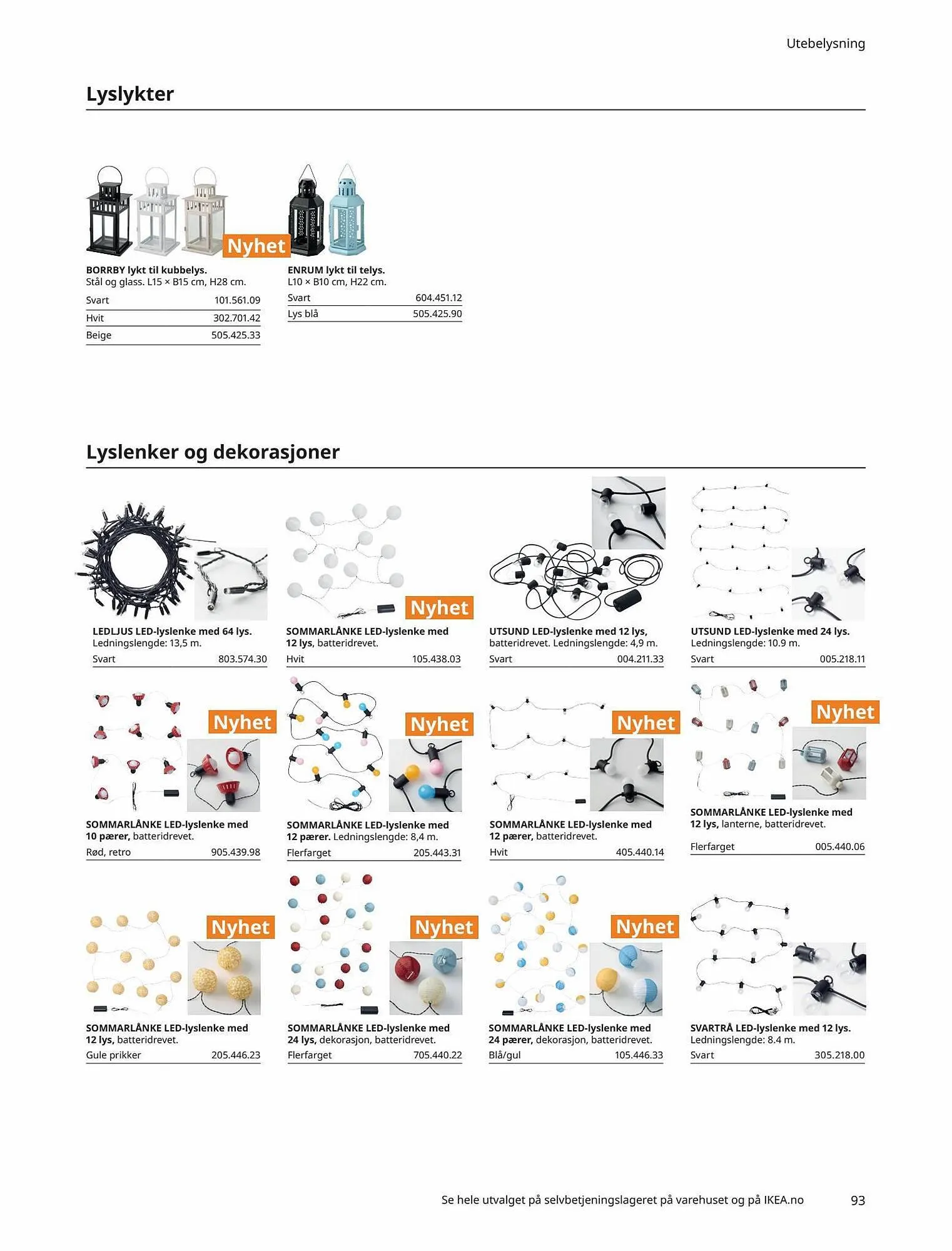 IKEA Kundeavis fra 5. mai til 31. august 2023 - kundeavisside 93