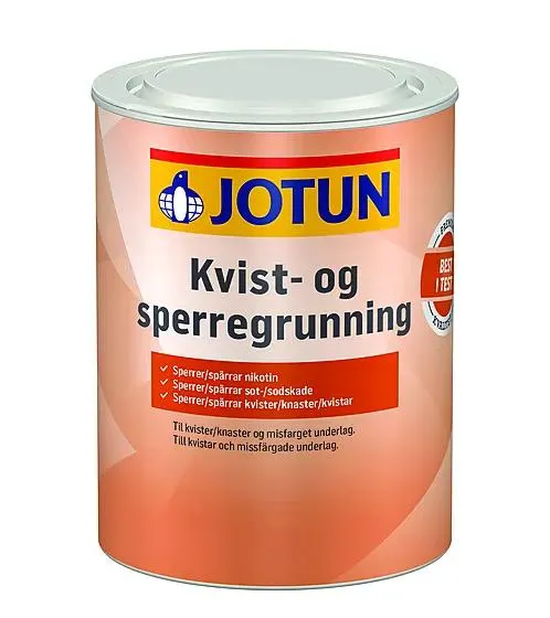 Kvist- og sperregrunning 0,68 liter