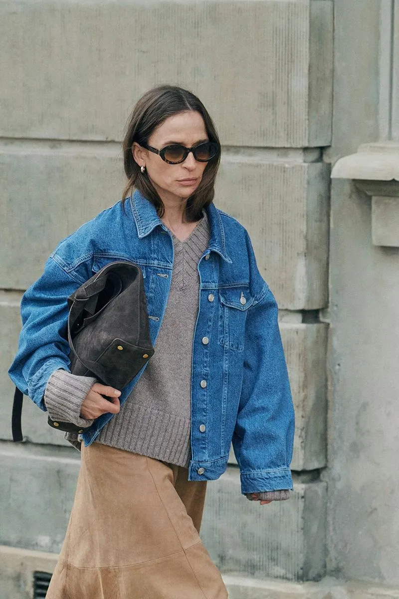 SLNamira Jacket Classic Blue Denim