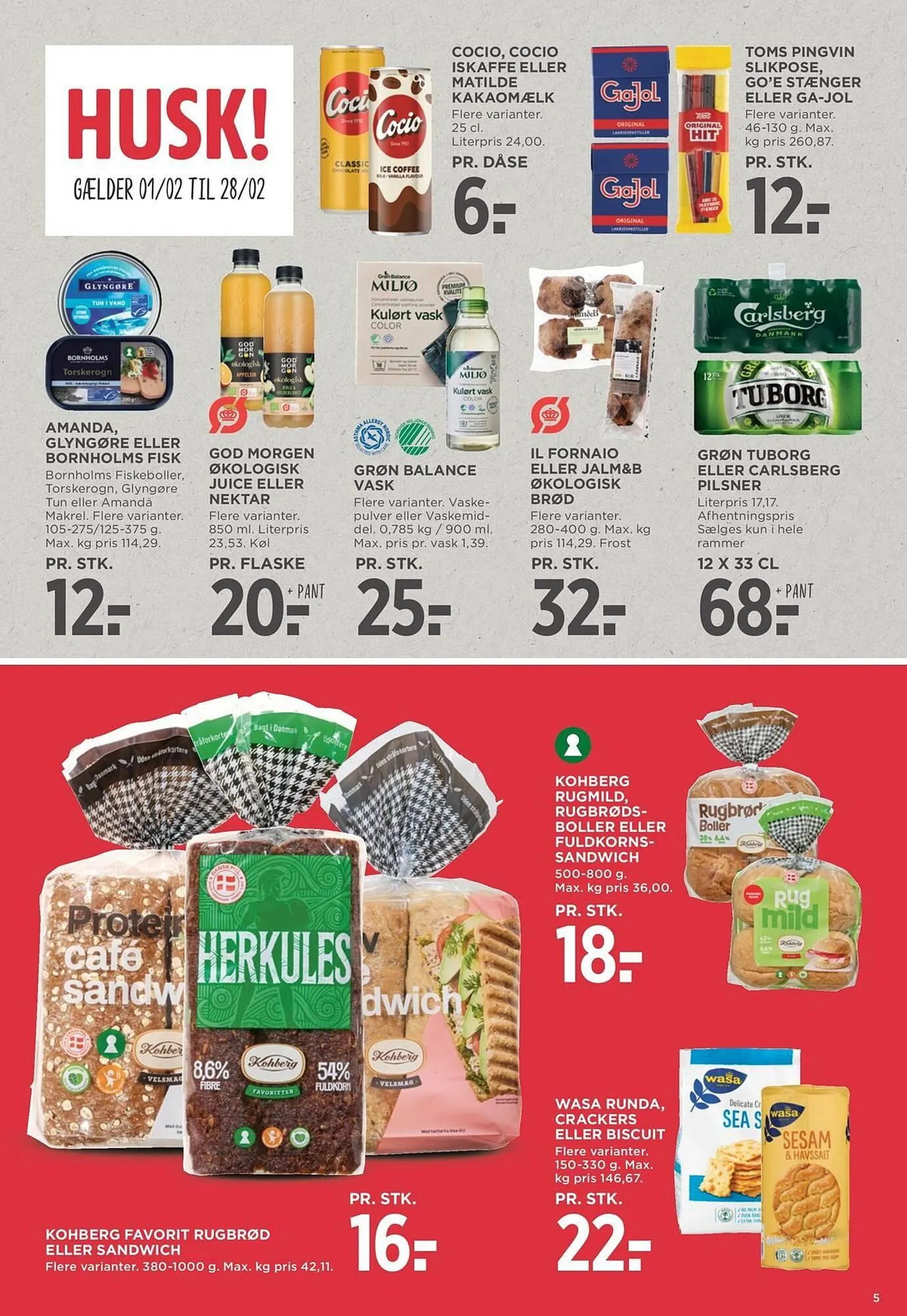 Meny kundeavis fra 13. februar til 19. februar 2026 - kundeavisside 6