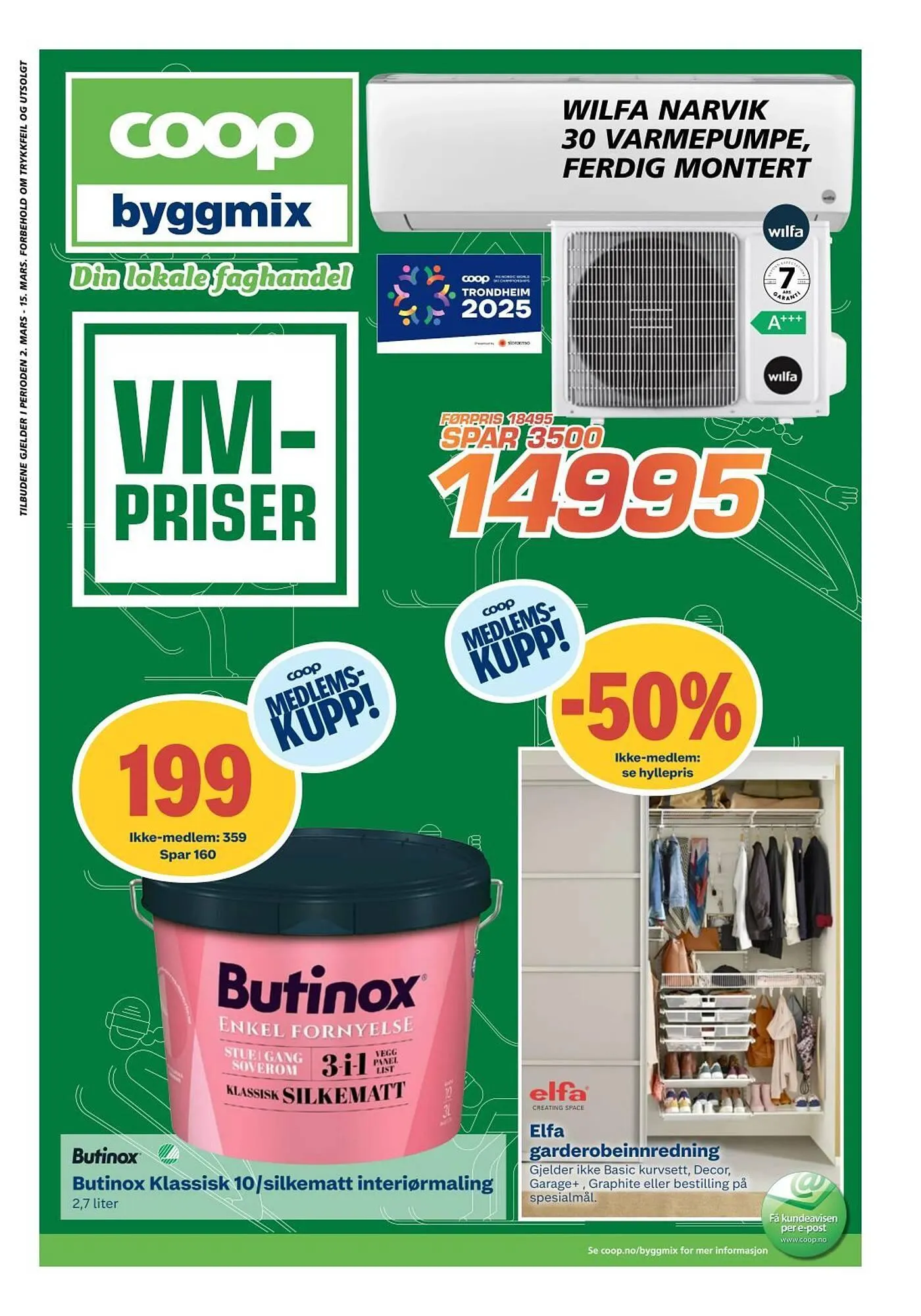Coop Byggmix Kundeavis fra 2. mars til 15. mars 2025 - kundeavisside 1