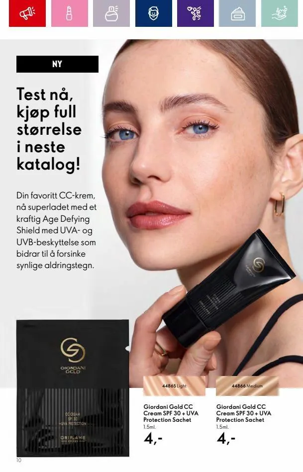 Oriflame kundeavis til 03.10.2023 fra 20. september til 3. oktober 2023 - kundeavisside 10