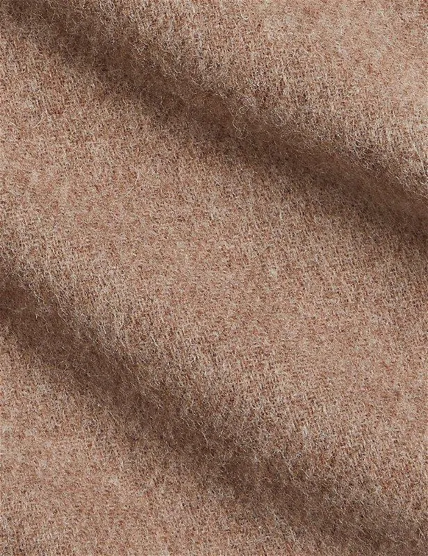 Reversible Wool-Blend Scarf Nugmeg/Brown