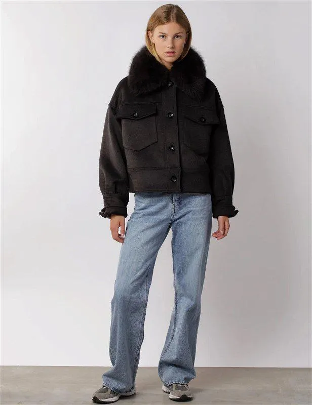 Charlie Jacket Wool Black