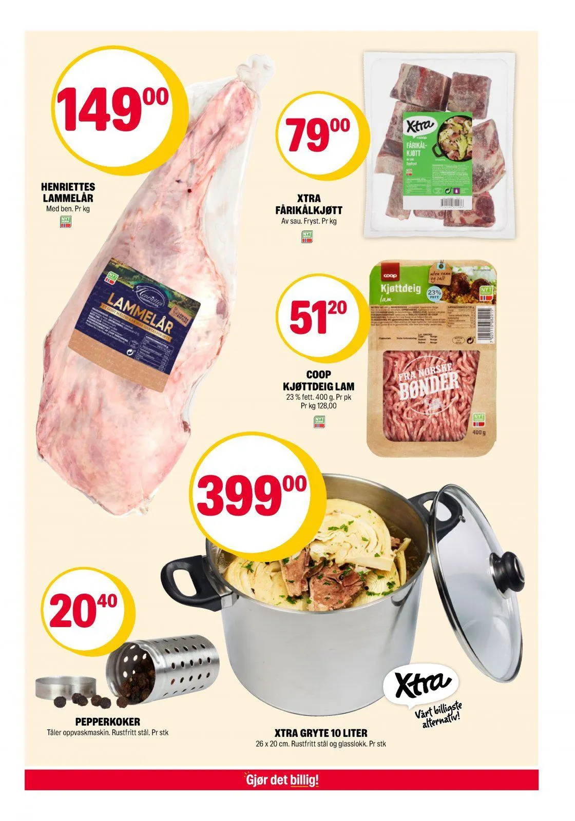 COOP Extra kundeavis til 01.10.2023 fra 30. september til 1. oktober 2023 - kundeavisside 5