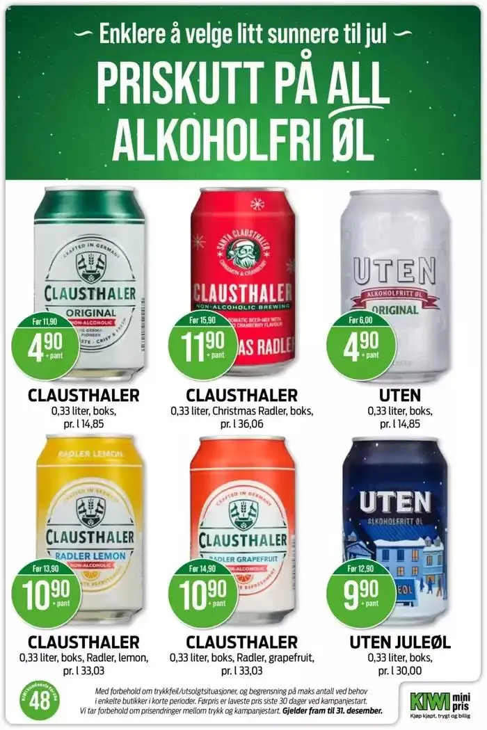 Kiwi Kundeavis fra 25. november til 1. desember 2024 - kundeavisside 14