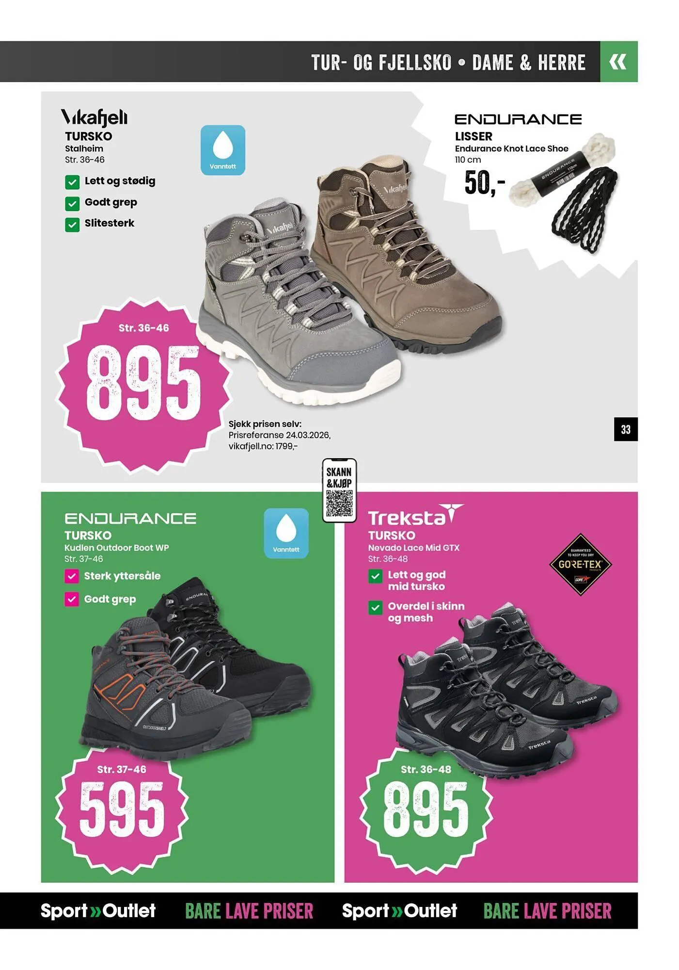 Sport Outlet kundeavis fra 14. april til 4. mai 2026 - kundeavisside 33