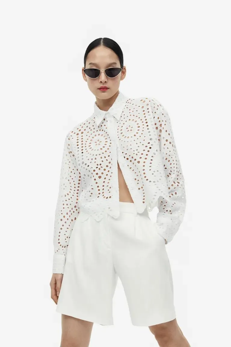 Bermudashorts i twill