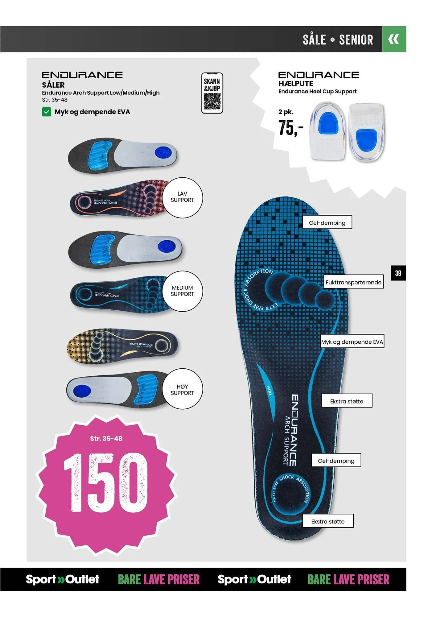 Sport Outlet kundeavis fra 14. april til 4. mai 2026 - kundeavisside 39