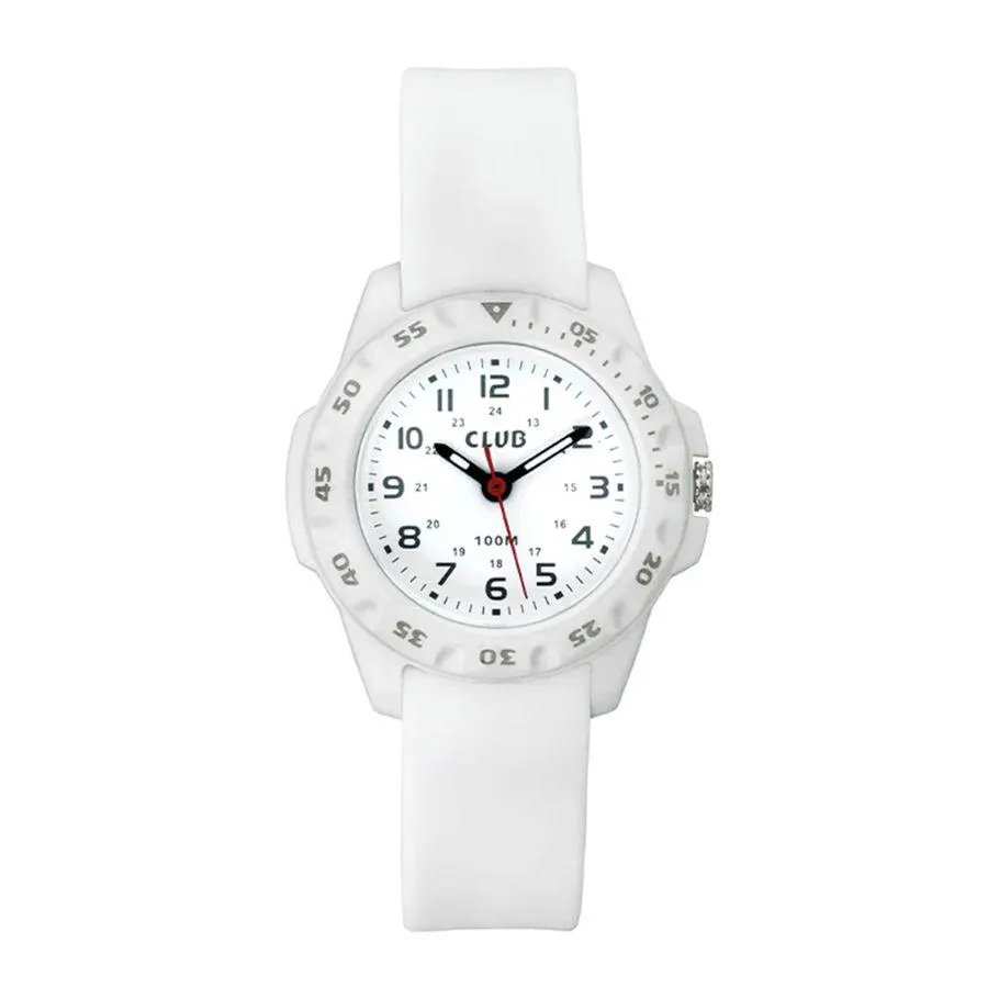 Barneklokke Hvit 35 mm