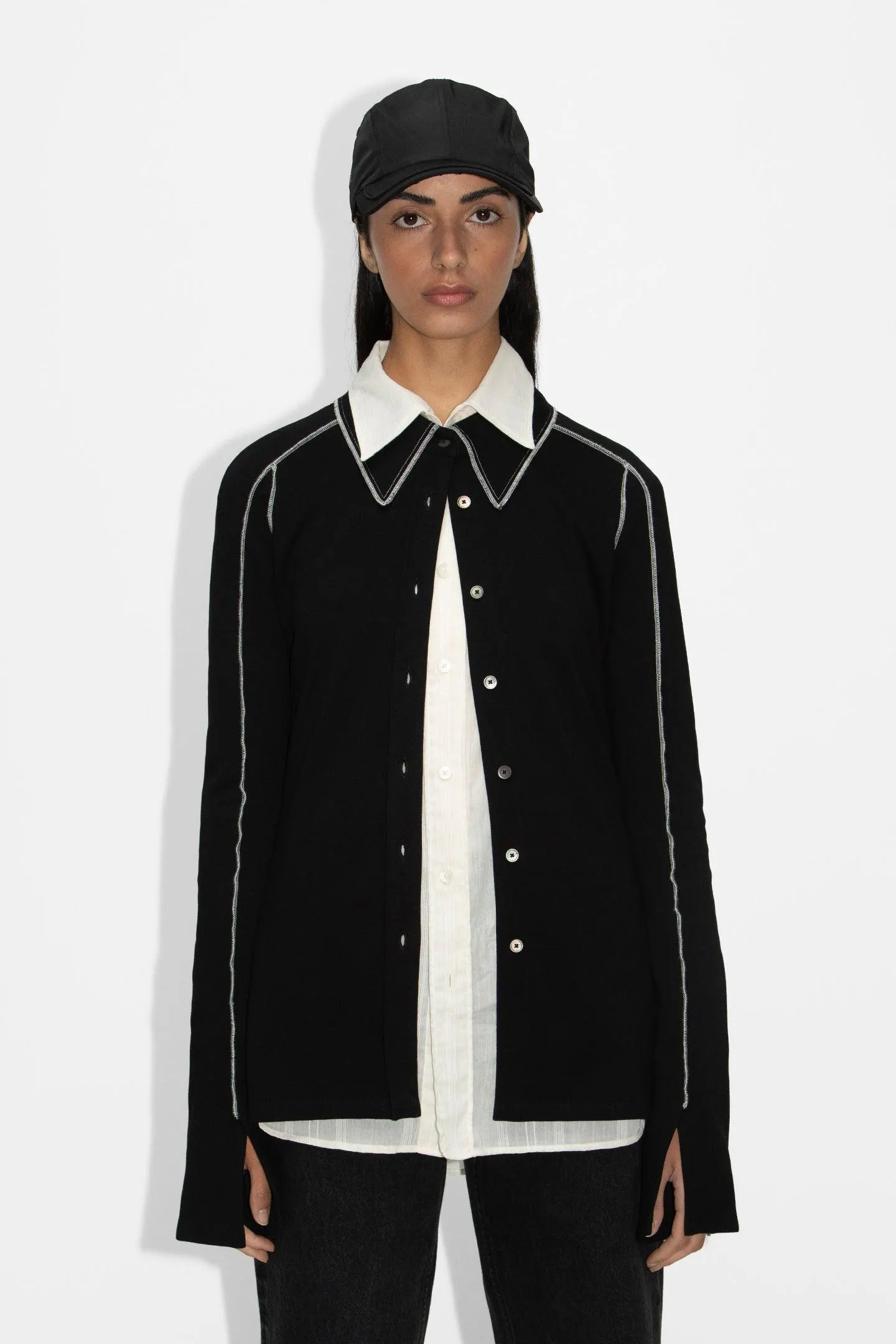 Contrast Stitch Shirt